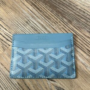 Blue Card Holder